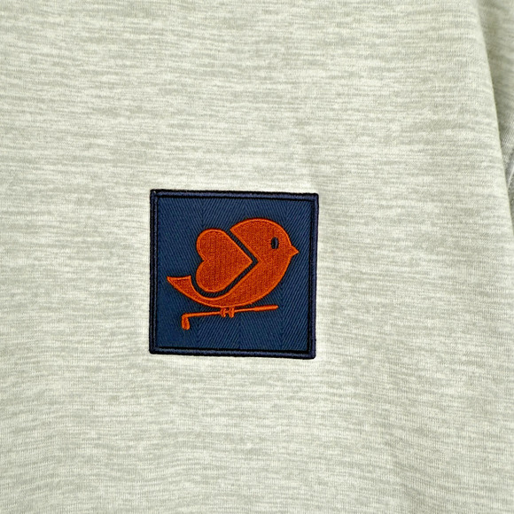 PUMA Cloudspun Sweater Men XL Heather Grey Love Golf Crewneck Stretch Sweatshirt - Picture 9 of 16
